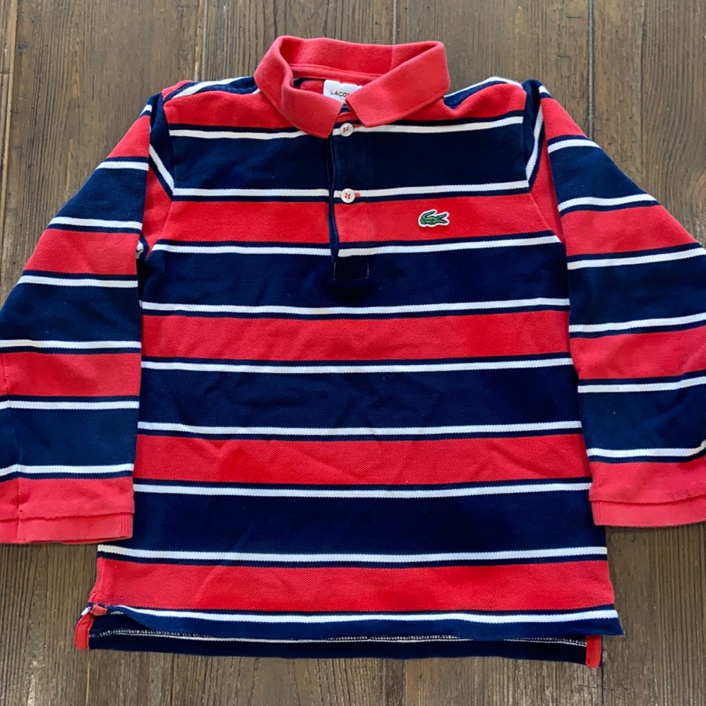 Boys long sleeve polo